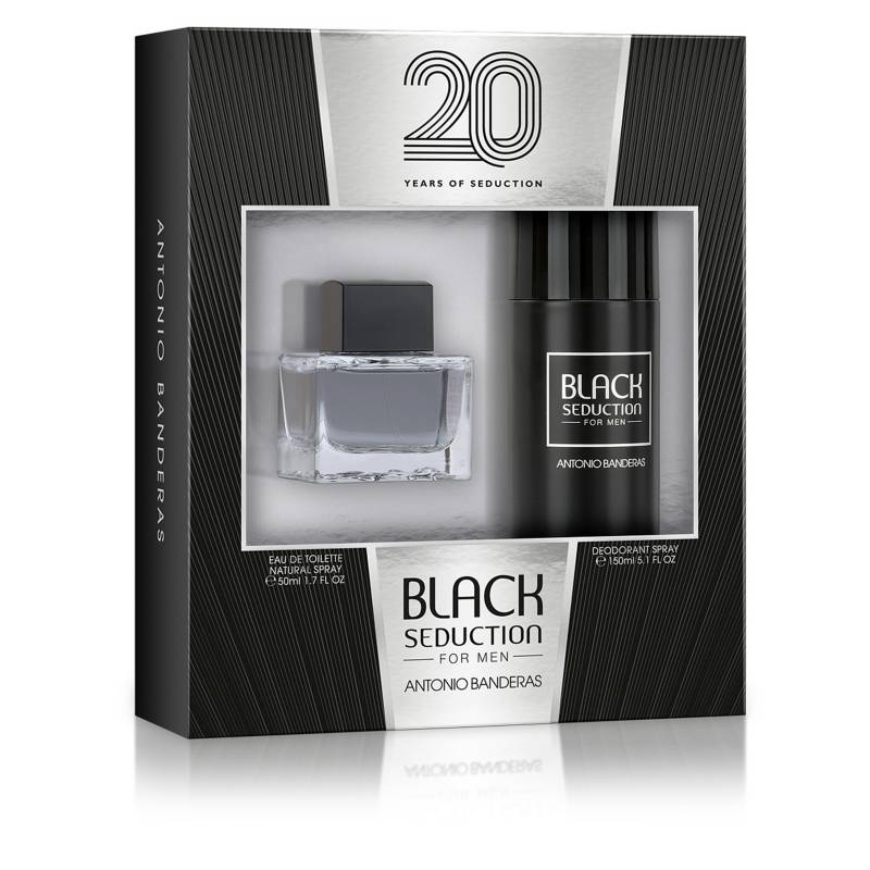 Conjunto Antonio Banderas Seduction In Black Masculino - Perfume e Desodorante