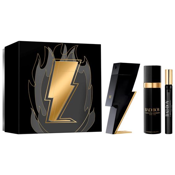 Carolina Herrera Bad Boy Edt Set Men