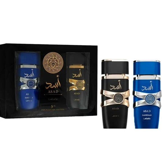 Lattafa Asad Gift Set 5th Anniversary Edp